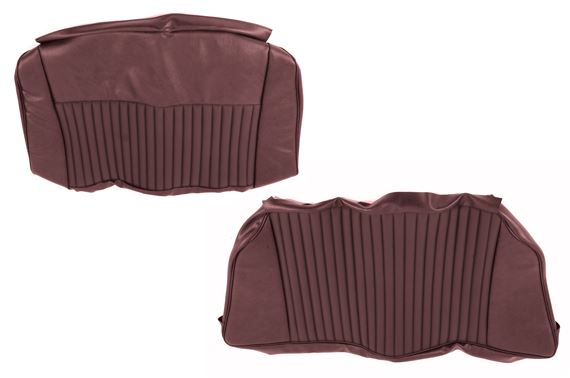 Triumph Stag Rear Seat Cover Kit - Full Leather - Per Vehicle - Plain Flutes - Chestnut - RS1589CHESTNUT FL